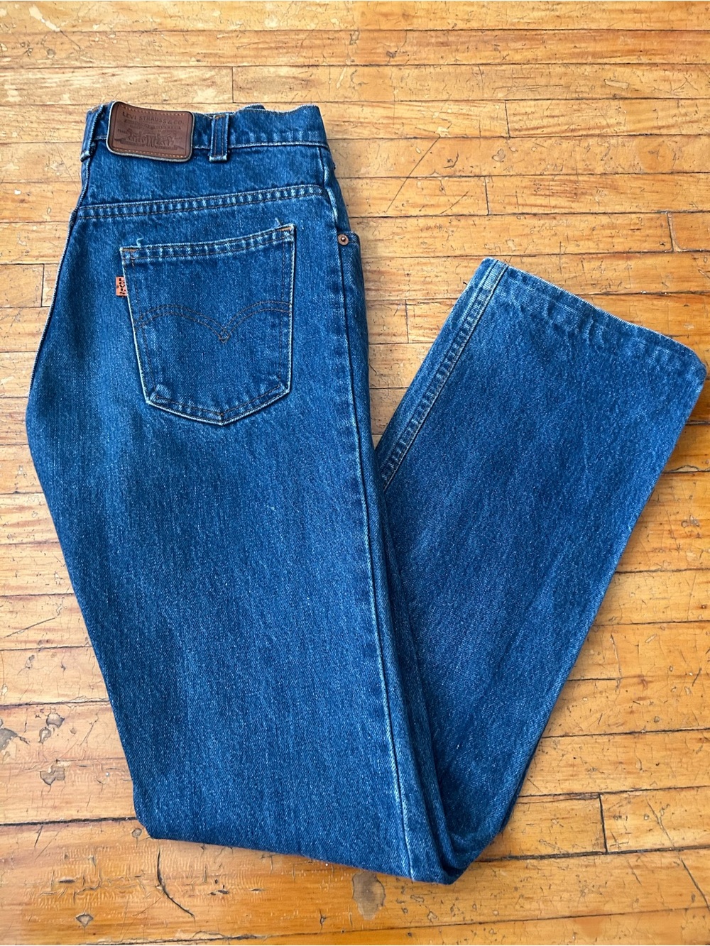 Vintage 80s Levi’s Orange Tab bootcut straight leg jeans 612
